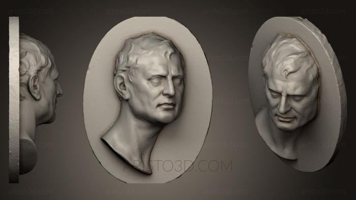 Busts and heads antique and historical (BUSTA_0477) 3D model for CNC machine